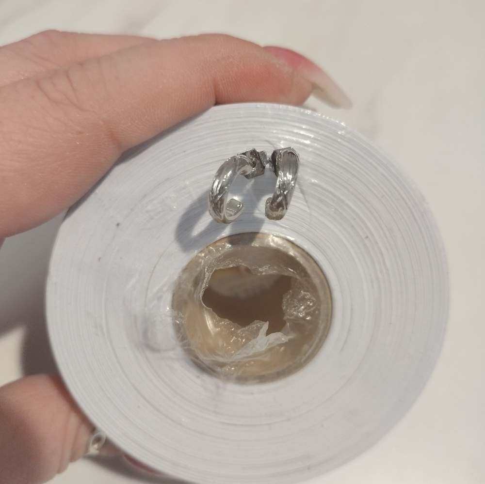Pretty silver earrings